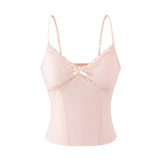 Lace Strapless Top with Built-in Bra, Fitted Design for Layering or Wear Alone