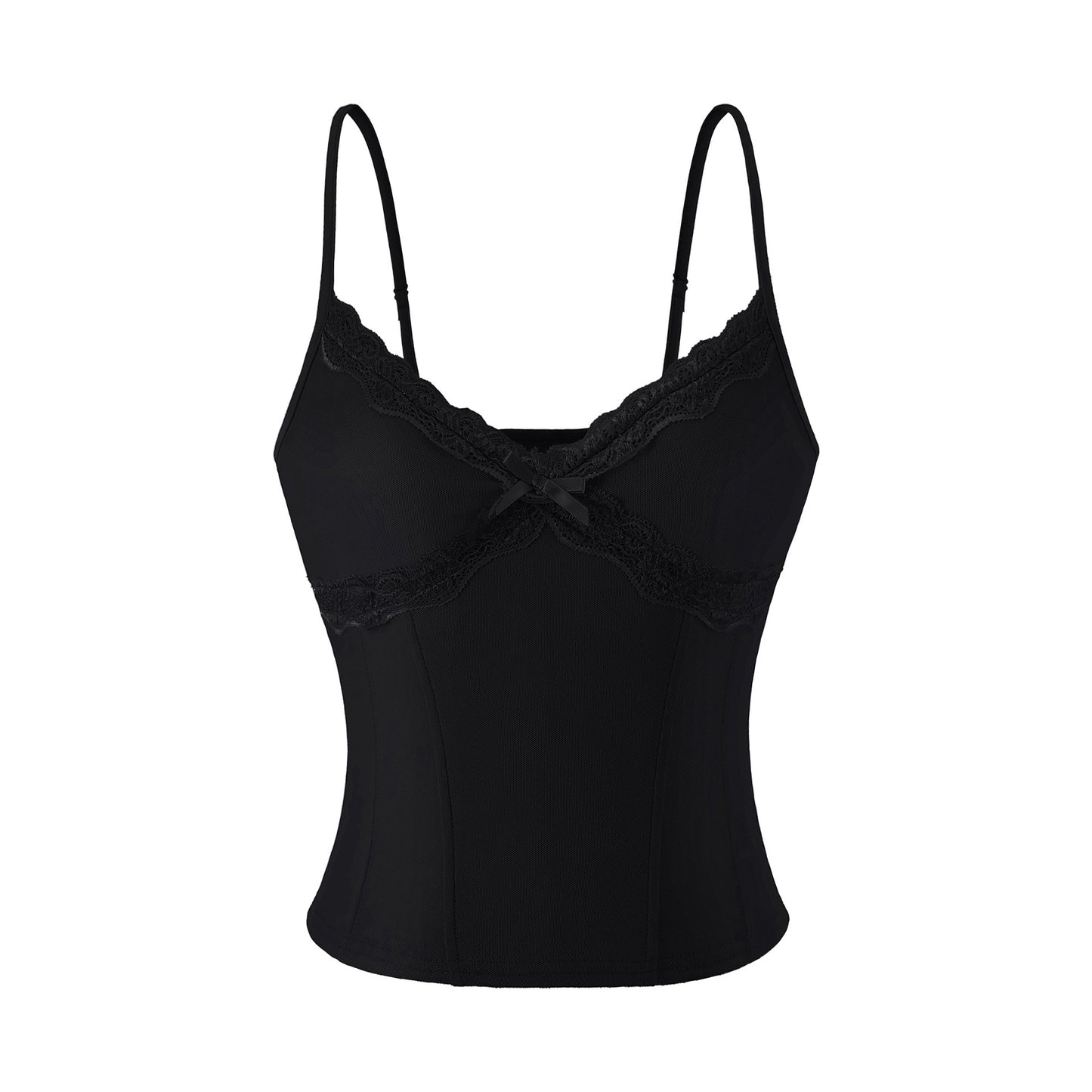 Lace Strapless Top with Built-in Bra, Fitted Design for Layering or Wear Alone
