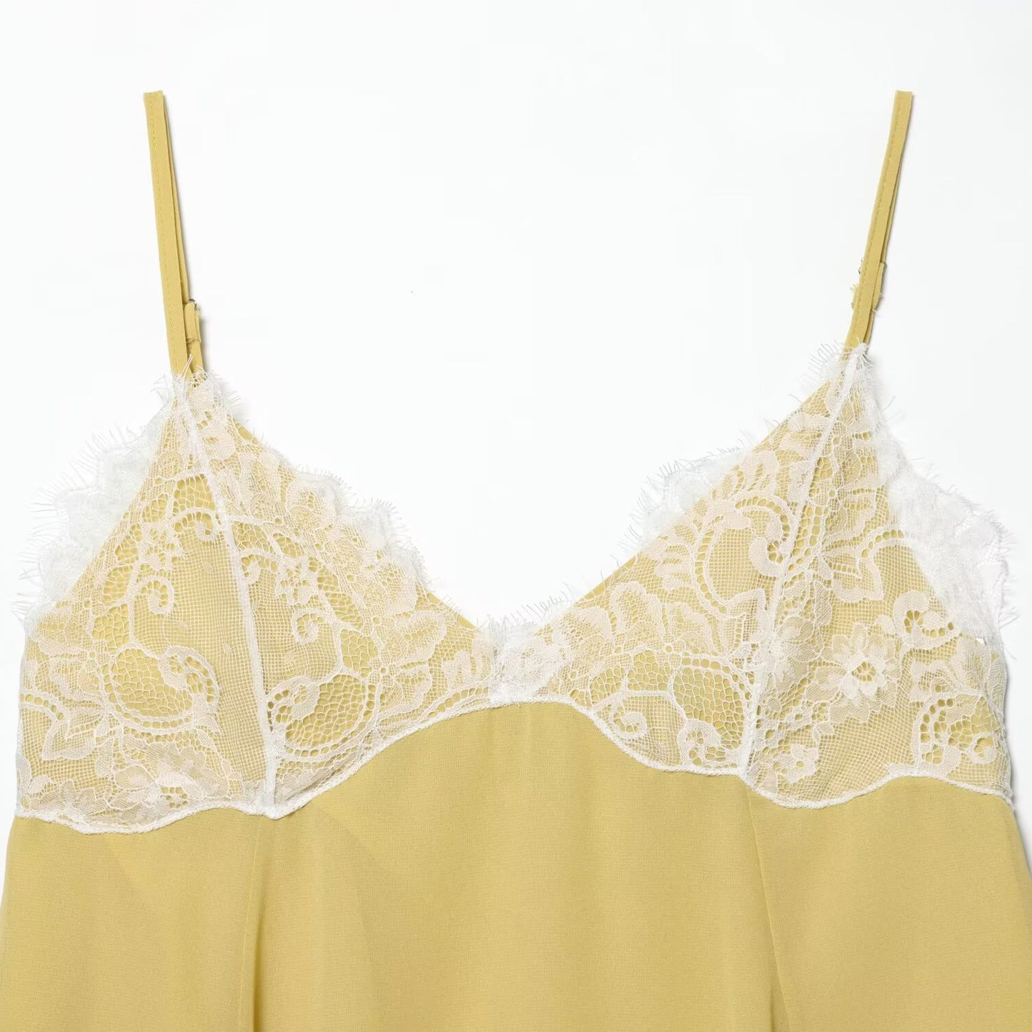 Lace patchwork short dress