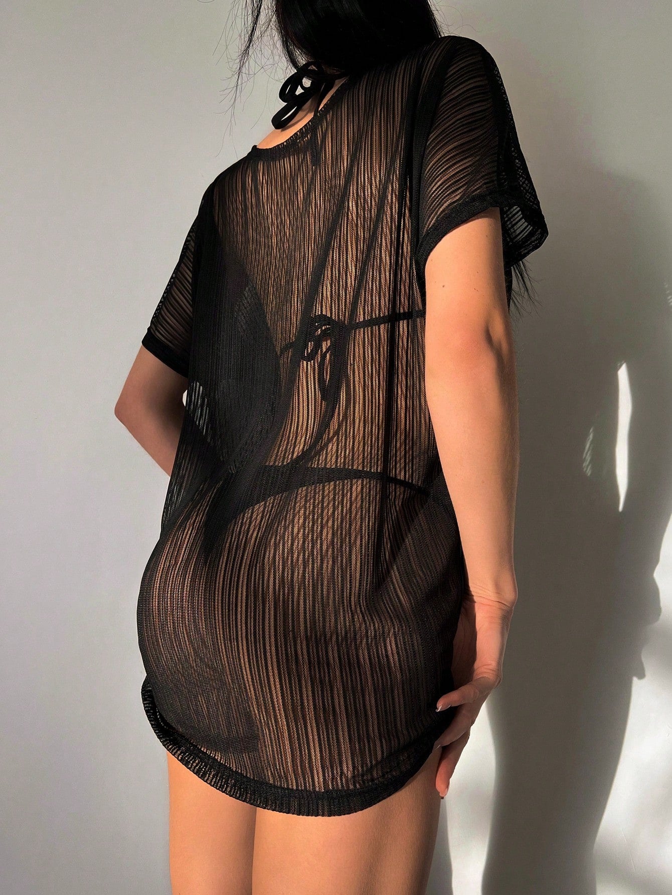 Three piece cover up beach skirt