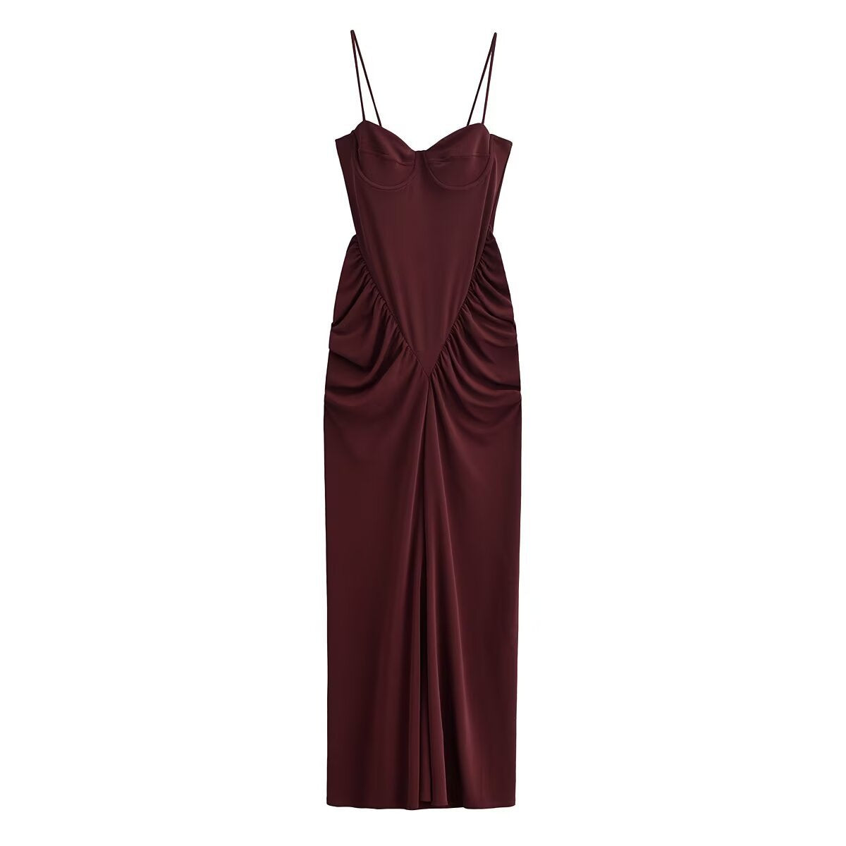 Versatile pleated tight corset dress