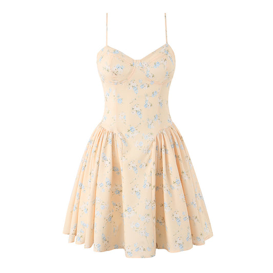 V-neck sleeveless dress