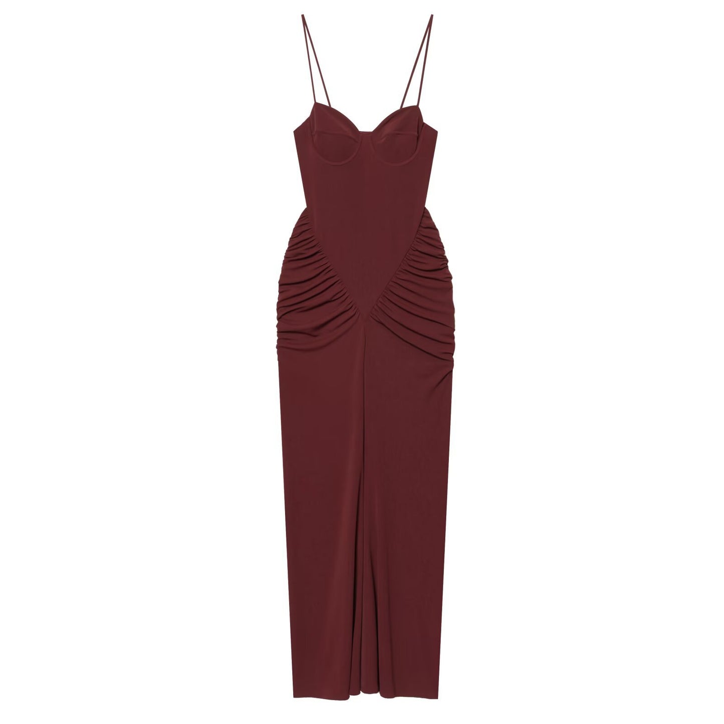 Versatile pleated tight corset dress