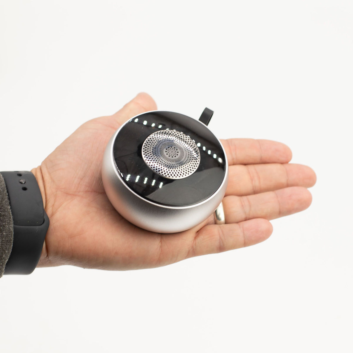 Silver Mandala Lighting Effect Mini Speaker