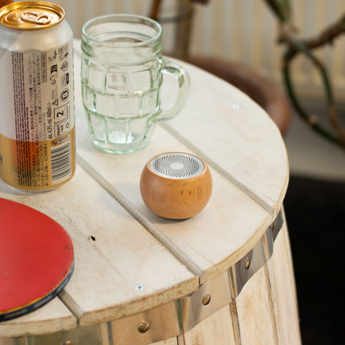 Wooden Mandala Effect Mini Speaker