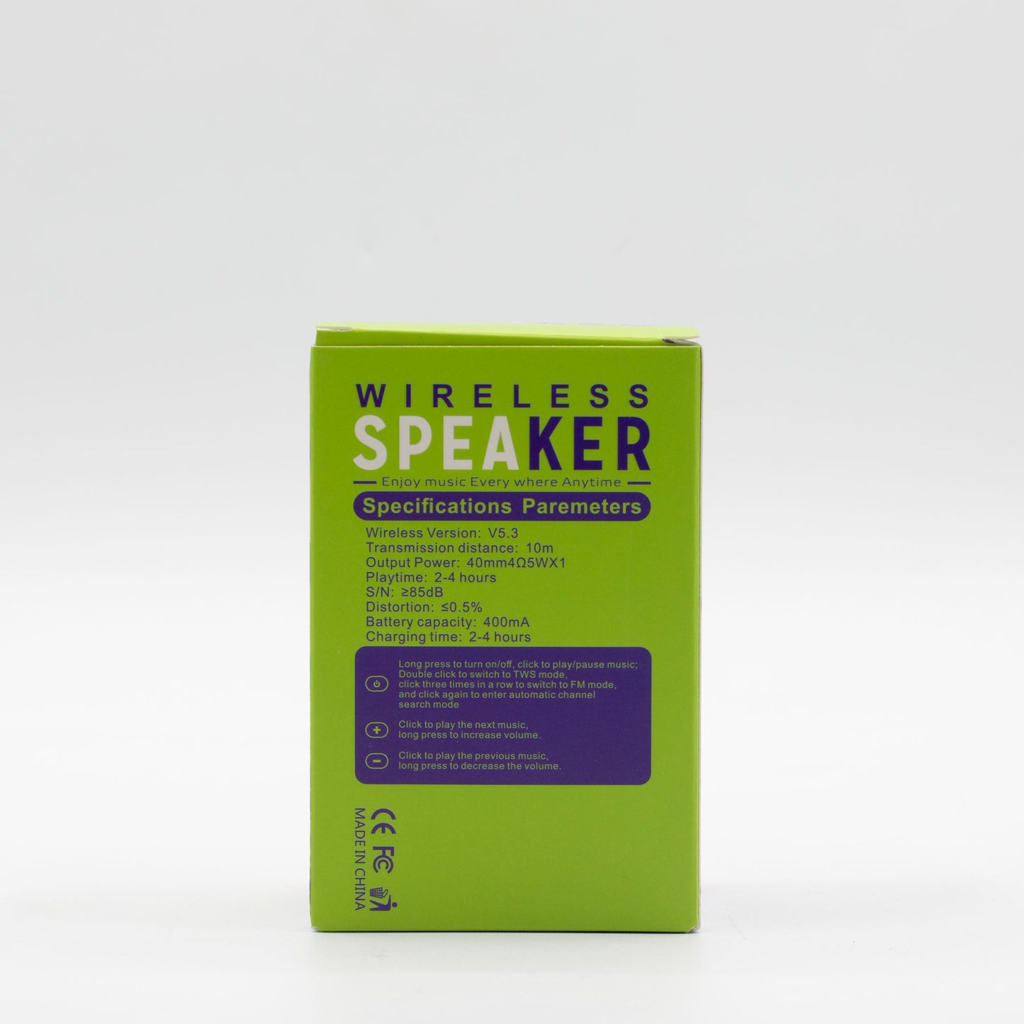 Camping Hook Green Mini Speaker